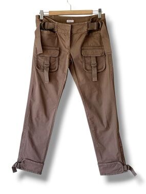 Max & Co. Trends Brown Cargo Pants IT Size 42/ US 6